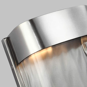 Feiss Outdoor Wall Light from the Bennie range. Bennie 1 Light Large LED Wall Light - Painted Brushed Steel Product Code = FE-BENNIE-L-PBS