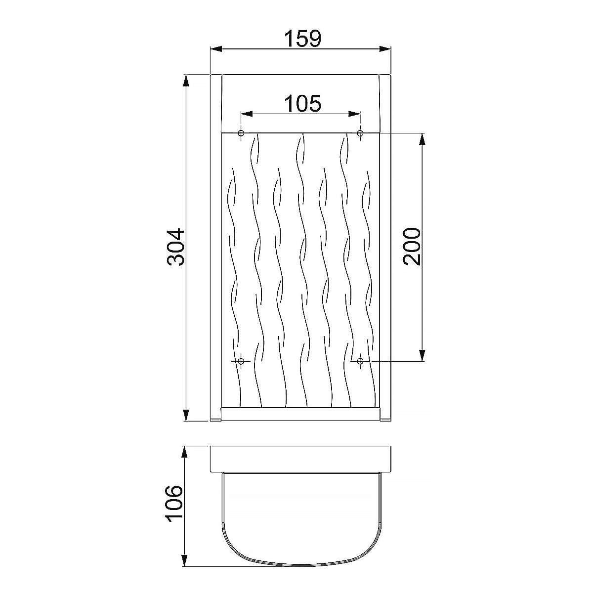 Feiss Outdoor Wall Light from the Bennie range. Bennie 1 Light Large LED Wall Light - Painted Brushed Steel Product Code = FE-BENNIE-L-PBS