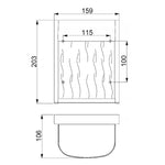 Feiss Outdoor Wall Light from the Bennie range. Bennie 1 Light Small LED Wall Light - Painted Brushed Steel Product Code = FE-BENNIE-S-PBS