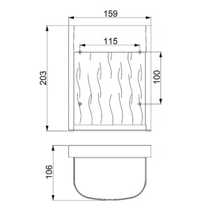 Feiss Outdoor Wall Light from the Bennie range. Bennie 1 Light Small LED Wall Light - Painted Brushed Steel Product Code = FE-BENNIE-S-PBS