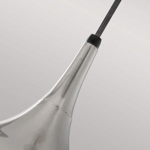 Feiss Pendant from the Beso range. Beso 1 Light Medium Pendant Product Code = FE-BESO-P-M-BS