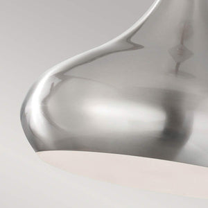 Feiss Pendant from the Beso range. Beso 1 Light Medium Pendant Product Code = FE-BESO-P-M-BS