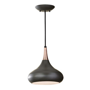 Feiss Pendant from the Beso range. Beso 1 Light Medium Pendant Product Code = FE-BESO-P-M-DBZ