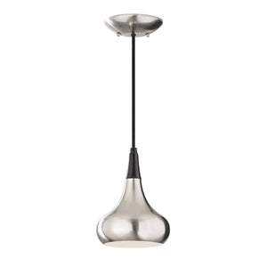 Feiss Pendant from the Beso range. Beso 1 Light Mini Pendant Product Code = FE-BESO-P-S-BS