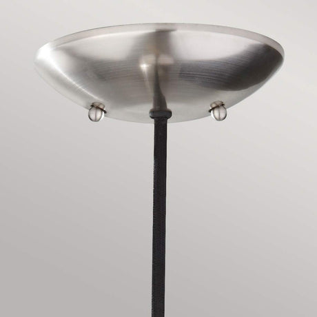 Feiss Pendant from the Beso range. Beso 1 Light Mini Pendant Product Code = FE-BESO-P-S-BS
