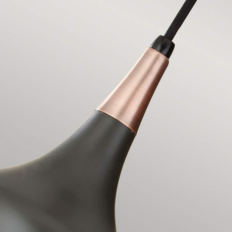 Feiss Pendant from the Beso range. Beso 1 Light Mini Pendant Product Code = FE-BESO-P-S-DBZ