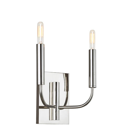 Feiss Brianna 2 Light Wall Light FE-BRIANNA2-PN