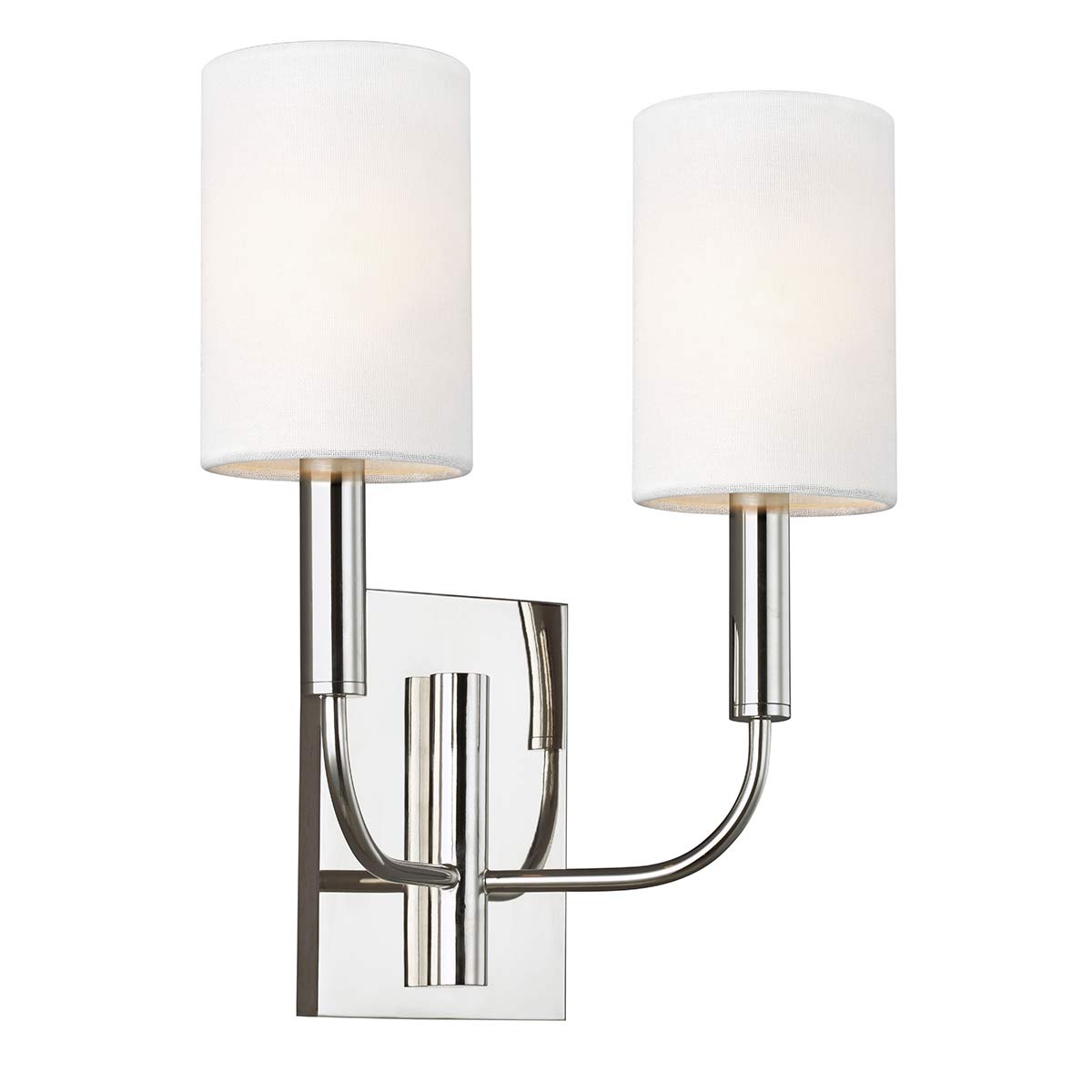 Feiss Brianna 2 Light Wall Light FE-BRIANNA2-PN