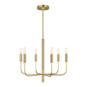 Feiss Chandelier from the Brianna range. Brianna 6 lt Chandelier Product Code = FE-BRIANNA6-BB