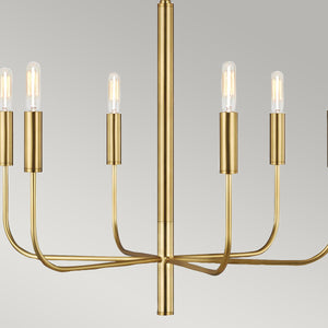 Feiss Chandelier from the Brianna range. Brianna 6 lt Chandelier Product Code = FE-BRIANNA6-BB