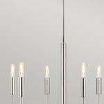 Feiss Chandelier from the Brianna range. Brianna 6 lt Chandelier Product Code = FE-BRIANNA6-PN