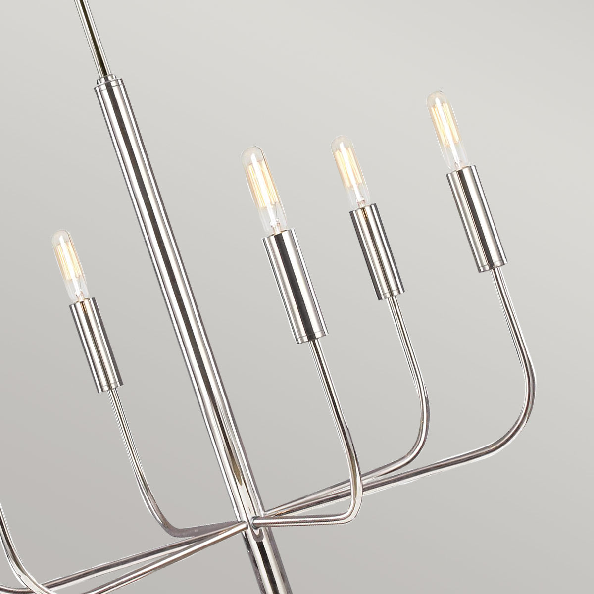 Feiss Chandelier from the Brianna range. Brianna 6 lt Chandelier Product Code = FE-BRIANNA6-PN