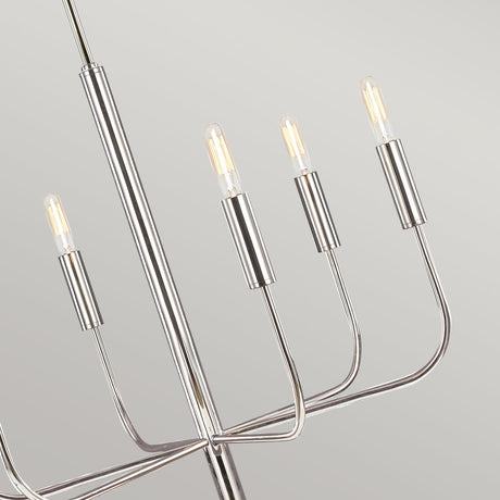 Feiss Chandelier from the Brianna range. Brianna 6 lt Chandelier Product Code = FE-BRIANNA6-PN