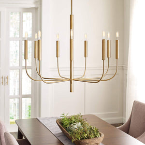 Feiss Chandelier from the Brianna range. Brianna 9 Light Chandelier Product Code = FE-BRIANNA9-BB