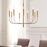 Feiss Chandelier from the Brianna range. Brianna 9 Light Chandelier Product Code = FE-BRIANNA9-BB