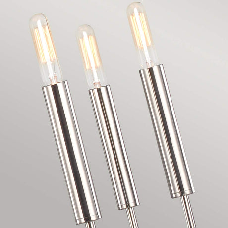 Feiss Chandelier from the Brianna range. Brianna 9 Light Chandelier Product Code = FE-BRIANNA9-PN