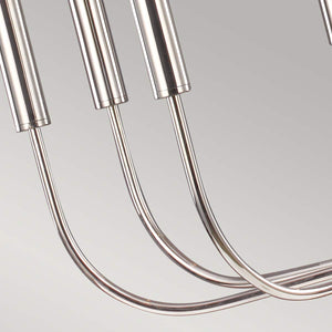 Feiss Chandelier from the Brianna range. Brianna 9 Light Chandelier Product Code = FE-BRIANNA9-PN