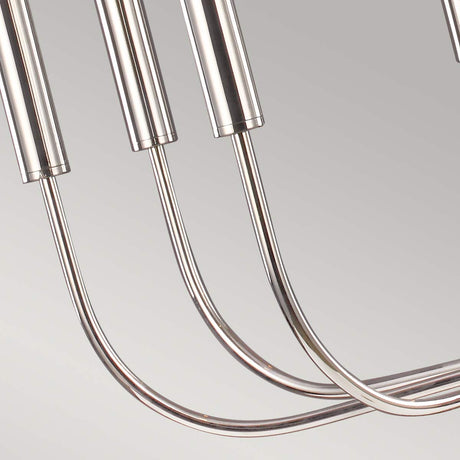 Feiss Chandelier from the Brianna range. Brianna 9 Light Chandelier Product Code = FE-BRIANNA9-PN