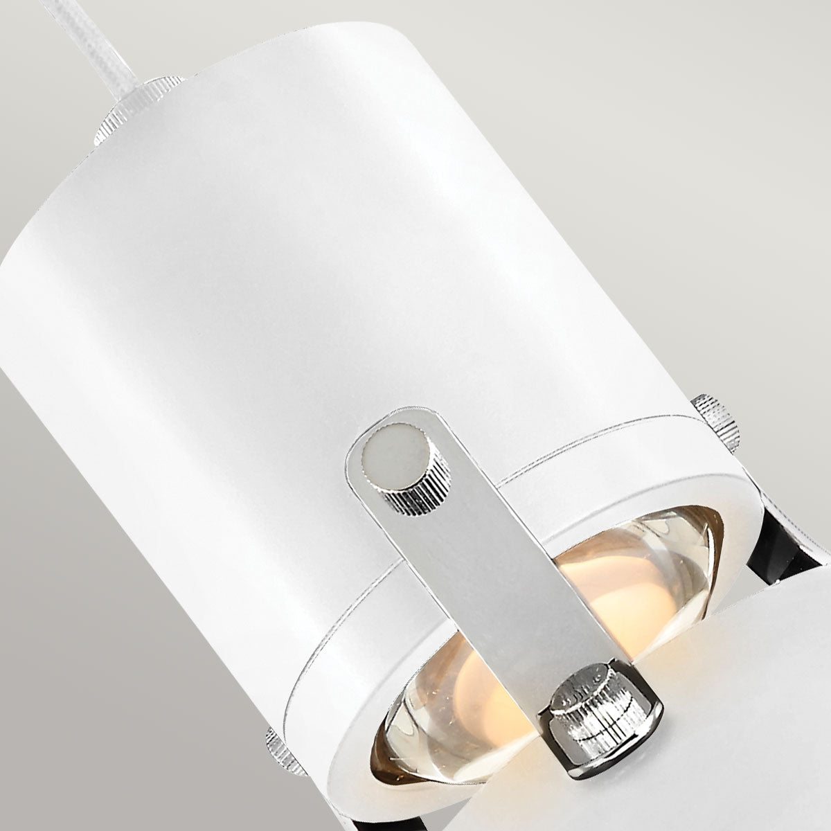 Feiss Pendant from the Brynne range. Brynne 1 Light Medium LED Pendant - Polished Nickel Product Code = FE-BRYNNE-P-FWH