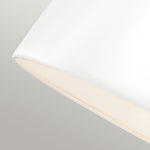Feiss Pendant from the Brynne range. Brynne 1 Light Medium LED Pendant - Polished Nickel Product Code = FE-BRYNNE-P-FWH