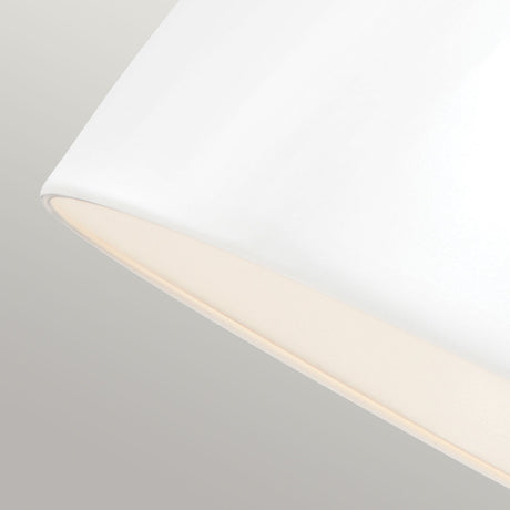 Feiss Pendant from the Brynne range. Brynne 1 Light Medium LED Pendant - Polished Nickel Product Code = FE-BRYNNE-P-FWH