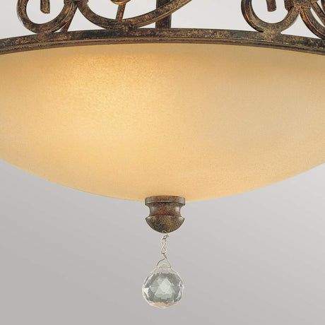 Feiss Ceiling Flush from the Chateau range. Chateau 2 Light Semi-Flush Light Product Code = FE-CHATEAU-SF