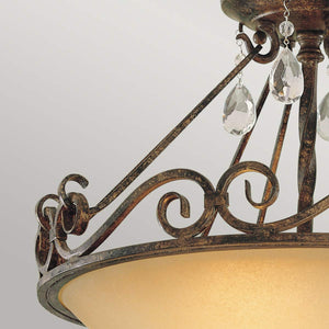 Feiss Ceiling Flush from the Chateau range. Chateau 2 Light Semi-Flush Light Product Code = FE-CHATEAU-SF