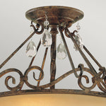 Feiss Ceiling Flush from the Chateau range. Chateau 2 Light Semi-Flush Light – SKU FE-CHATEAU-SF
