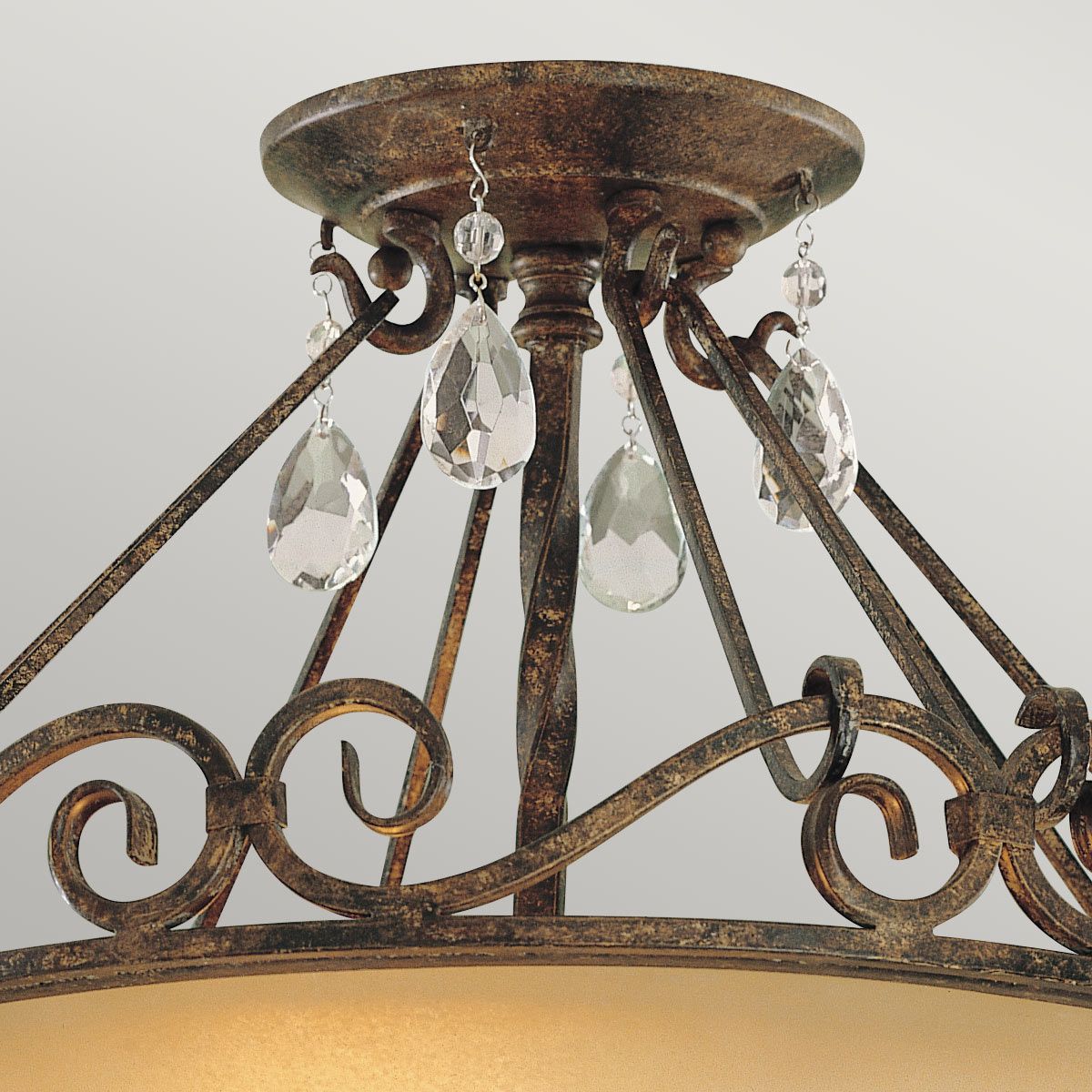Feiss Ceiling Flush from the Chateau range. Chateau 2 Light Semi-Flush Light – SKU FE-CHATEAU-SF