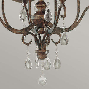 Feiss Chandelier from the Chateau range. Chateau 4 Light Chandelier Product Code = FE-CHATEAU4