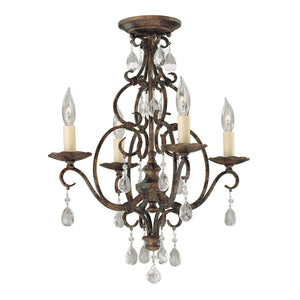 Feiss Chandelier from the Chateau range. Chateau 4 Light Chandelier Product Code = FE-CHATEAU4