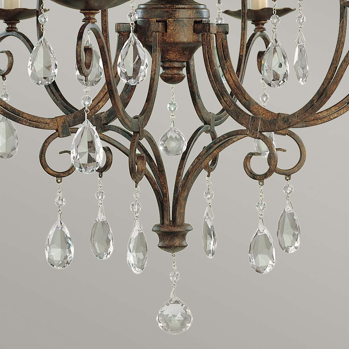 Feiss Chandelier from the Chateau range. Chateau 6 Light Chandelier Product Code = FE-CHATEAU6