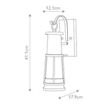 Feiss Outdoor Wall Light from the Chelsea Harbor range. Chelsea Harbor 1 Light Wall Lantern – SKU FE-CHELSEAHBR2