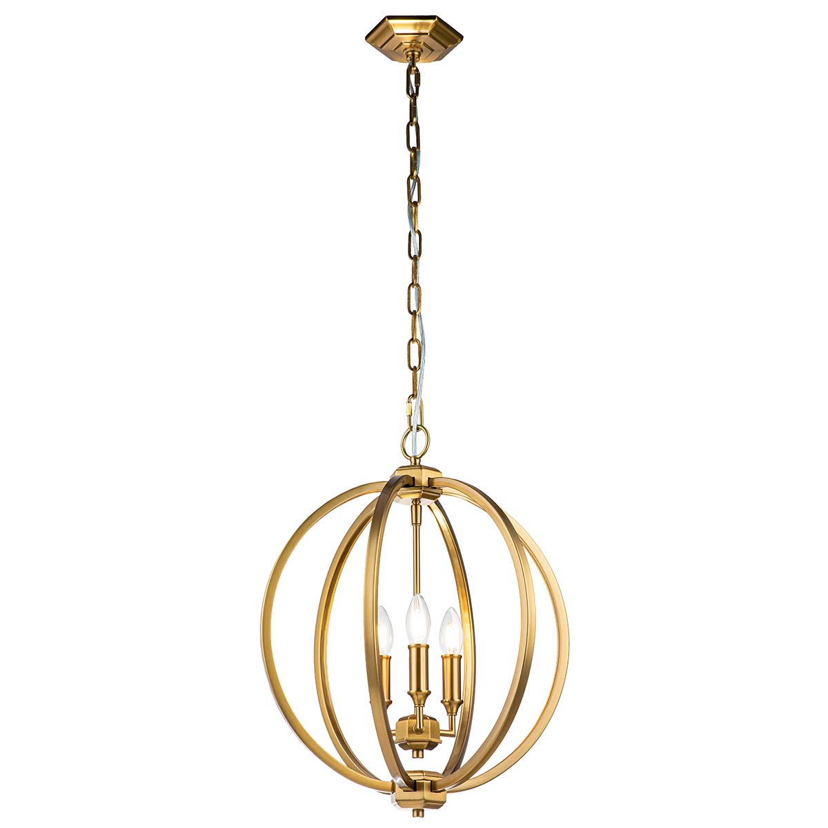 Feiss Pendant from the Corinne range. Corinne 3 Light Medium Pendant Product Code = FE-CORINNE-3P-M-BB