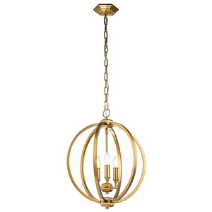 Feiss Pendant from the Corinne range. Corinne 3 Light Medium Pendant Product Code = FE-CORINNE-3P-M-BB