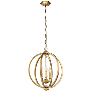 Feiss Pendant from the Corinne range. Corinne 3 Light Medium Pendant Product Code = FE-CORINNE-3P-M-BB
