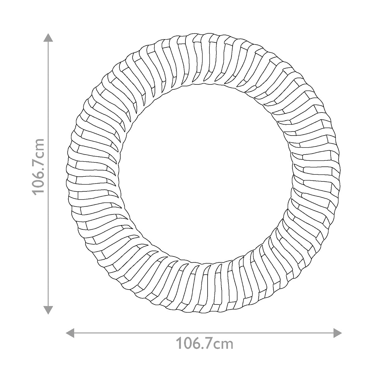 Feiss Mirror from the Cosmo range. Cosmo Mirror Product Code = FE-COSMO-MIRROR