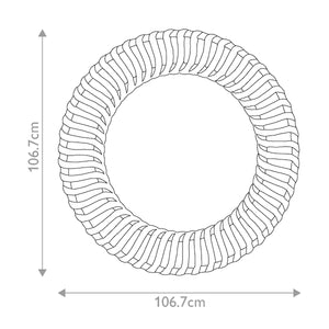 Feiss Mirror from the Cosmo range. Cosmo Mirror Product Code = FE-COSMO-MIRROR