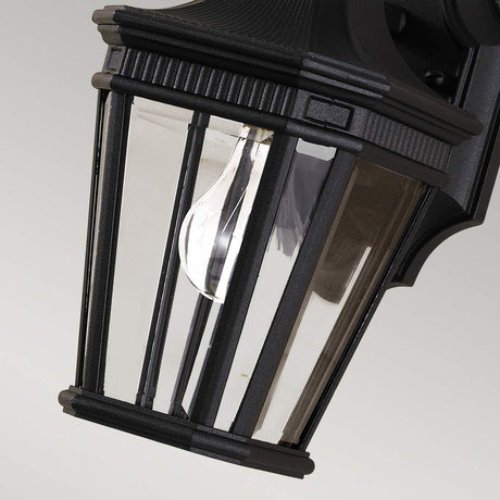 Feiss Outdoor Wall Light from the Cotswold Lane range. Cotswold Lane 1 Light Small Wall Lantern Product Code = FE-COTSLN2-S-BK