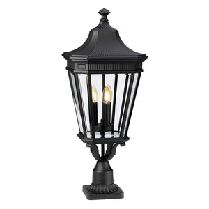 Feiss Cotswold Lane 3 Light Large Pedestal FE-COTSLN3-L-BK