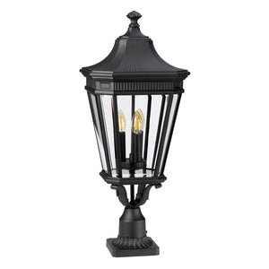 Feiss Cotswold Lane 3 Light Large Pedestal FE-COTSLN3-L-BK