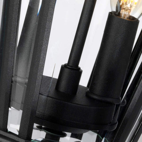 Feiss Pedestal Lantern from the Cotswold Lane range. Cotswold Lane 2 Light Medium Pedestal Product Code = FE-COTSLN3-M-BK