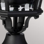 Feiss Pedestal Lantern from the Cotswold Lane range. Cotswold Lane 2 Light Medium Pedestal – SKU FE-COTSLN3-M-BK