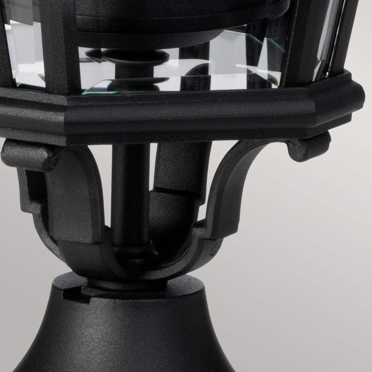 Feiss Pedestal Lantern from the Cotswold Lane range. Cotswold Lane 2 Light Medium Pedestal – SKU FE-COTSLN3-M-BK