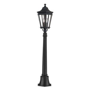 Feiss Pillar Lantern from the Cotswold Lane range. Cotswold Lane 2 Light Medium Pillar Product Code = FE-COTSLN4-M-BK