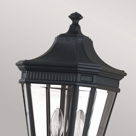 Feiss Pillar Lantern from the Cotswold Lane range. Cotswold Lane 2 Light Medium Pillar Product Code = FE-COTSLN4-M-BK