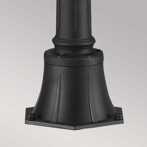 Feiss Pillar Lantern from the Cotswold Lane range. Cotswold Lane 2 Light Medium Pillar Product Code = FE-COTSLN4-M-BK