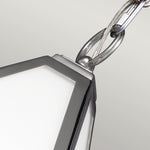 Feiss Pendant from the Diamond range. Diamond 1 Light Medium Pendant Product Code = FE-DIAMOND-P-M