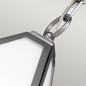 Feiss Pendant from the Diamond range. Diamond 1 Light Medium Pendant Product Code = FE-DIAMOND-P-M
