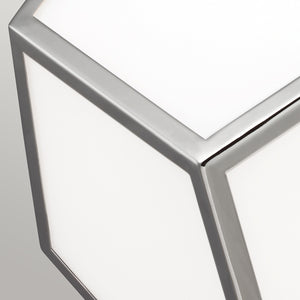 Feiss Pendant from the Diamond range. Diamond 1 Light Medium Pendant Product Code = FE-DIAMOND-P-M